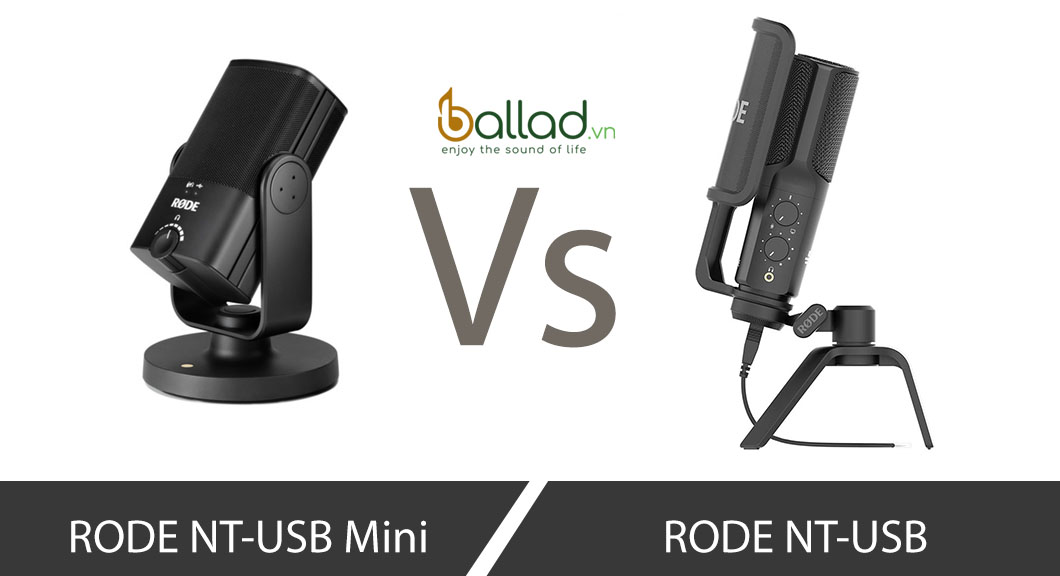 RODE NT-USB Mini và RODE NT-USB