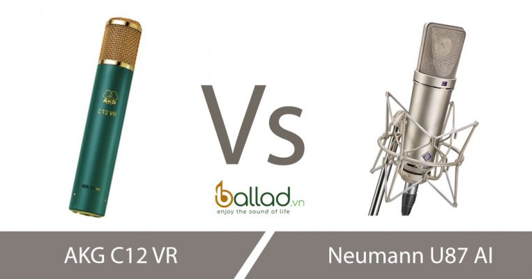 Neumann U87 AI voi AKG C12 VR