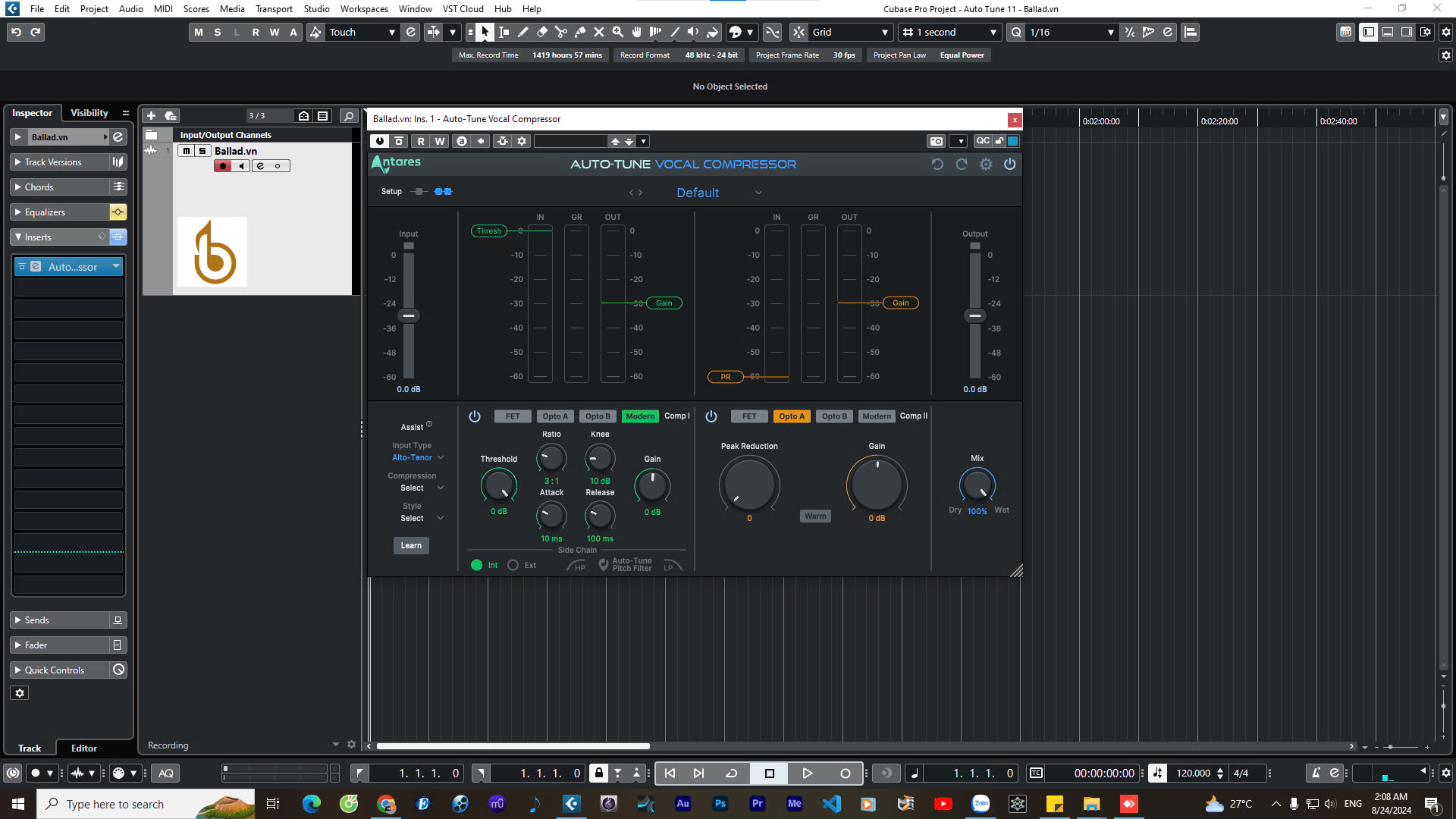 Auto Tune Pro 11 - Compressor