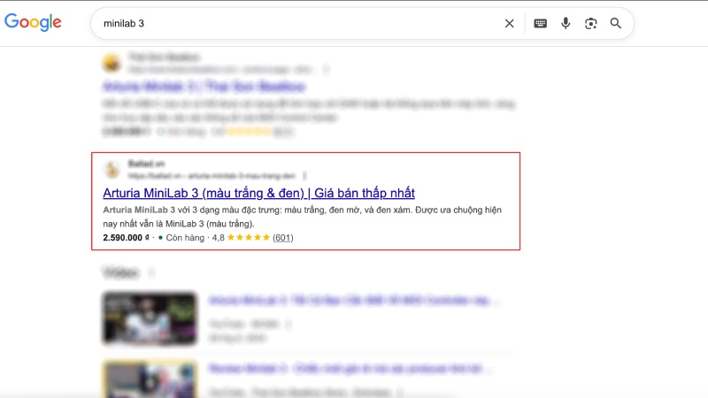 Kết quả tìm kiếm Minilab 3