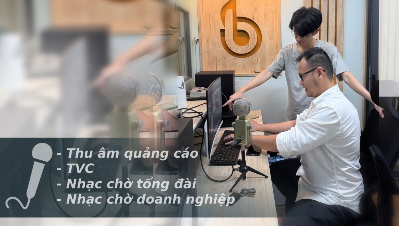 Thu âm nhạc chờ doanh nghiệp – Giải pháp nâng tầm thương hiệu Thu âm quảng cáo